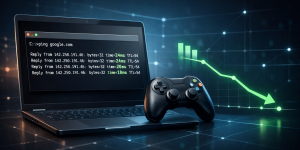 ChatGPT Image Dec 24, 2025, 07_24_33 PM Ping چیست؟ راهنمای کاهش پینگ بازی